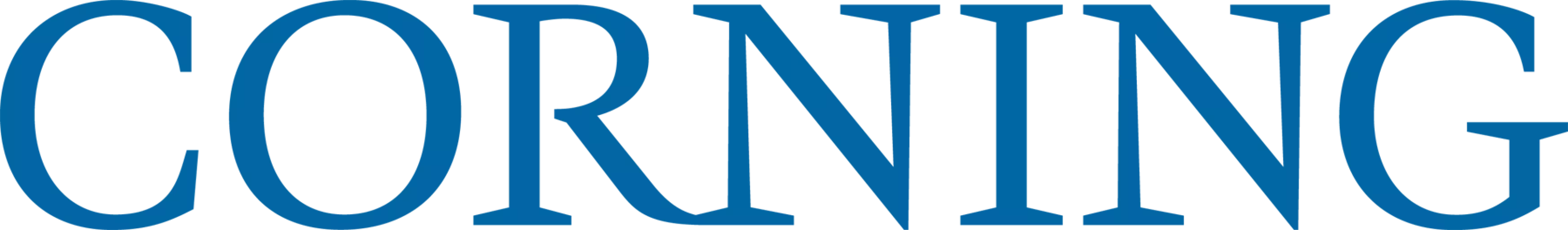 Logo firmy Corning.