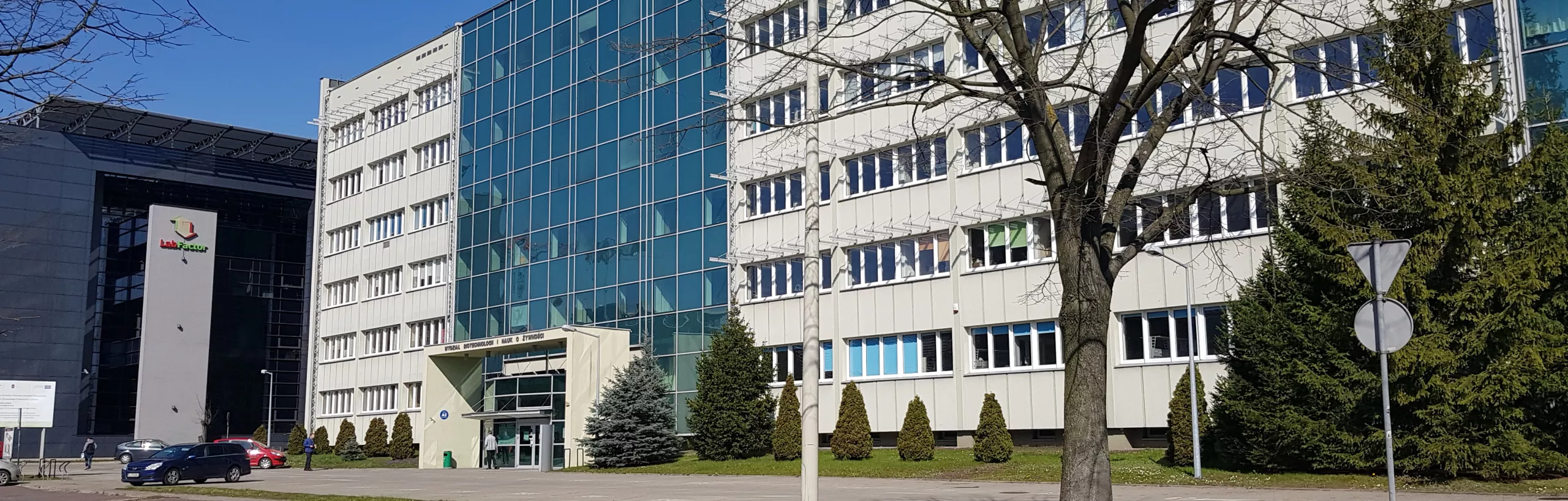 Budynek Wydziału Biotechnologii i Nauk o Żywności.